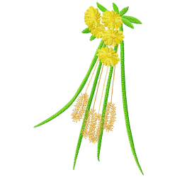 Flowers And Tree Embroidery Design 8 Flowers And Tree Embroidery Design 8